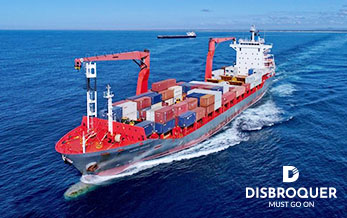 Donación solidaria en transporte marítimo